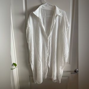 Sheer side split cover up, never worn